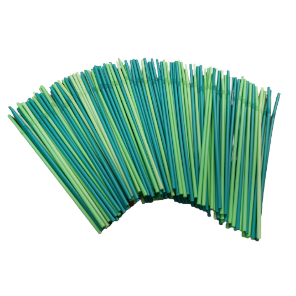500 stk Bio Trinkhalme Strohhalme aus PLA mit Knick 240 x 5 mm ...