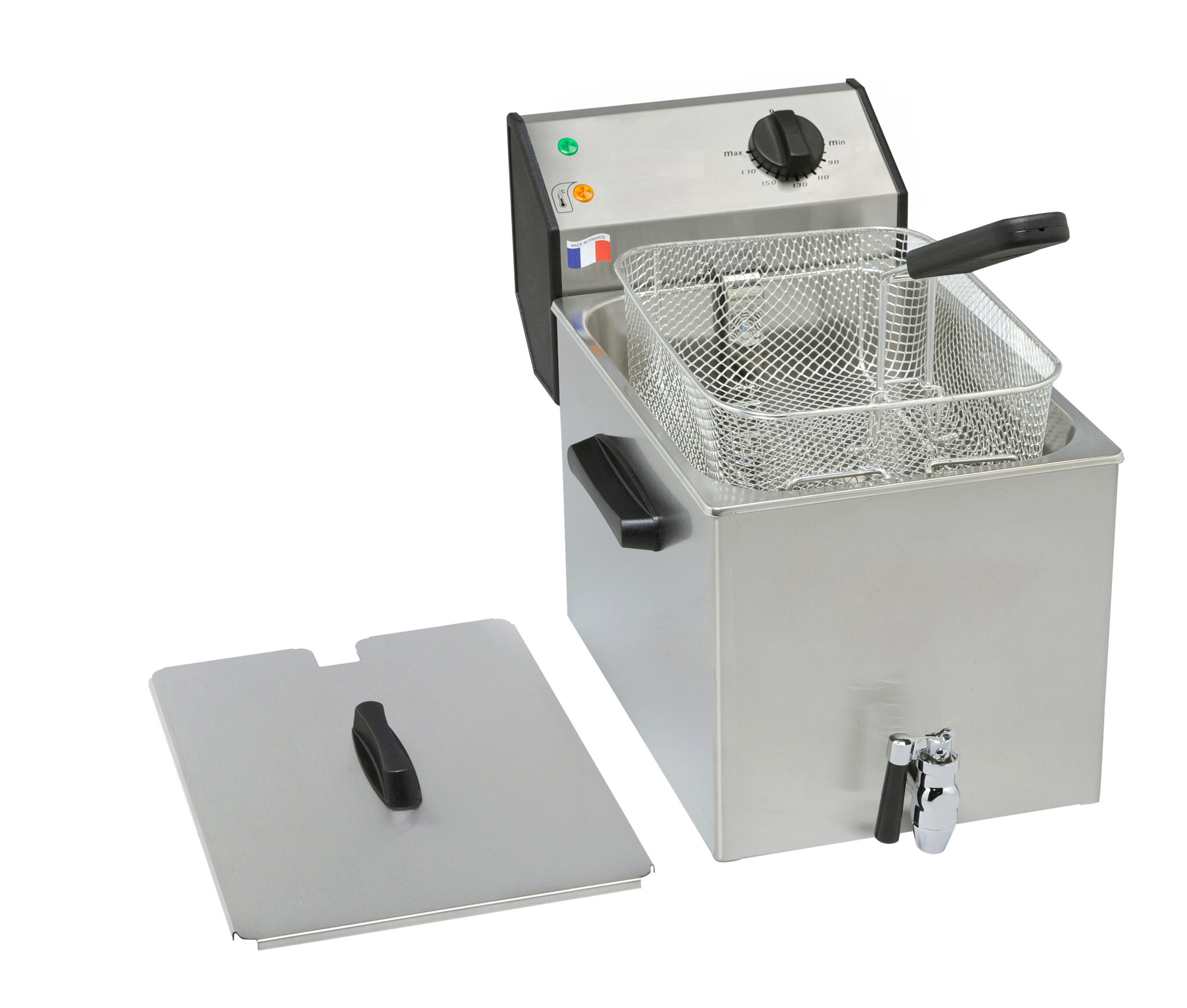 Fritteuse mit 8 Liter Volumen - Gastro-Bedarf-Gutheil.de